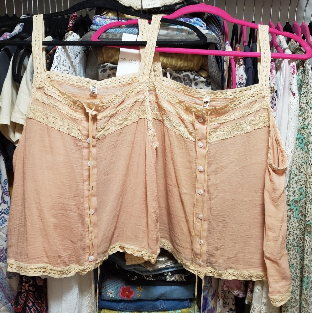 *Swaps* Prairie Lace Cami Blush